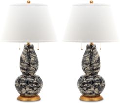 Set of 2 Swirls Table Lamps