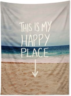 Leah Flores Happy Place Beach Tapestry