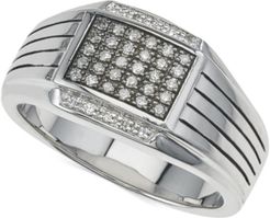 Diamond Ring (1/4 ct. t.w.) in Sterling Silver, Created for Macy's