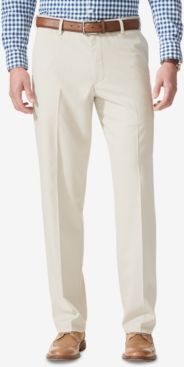Comfort Relaxed Fit Khaki Stretch Pants