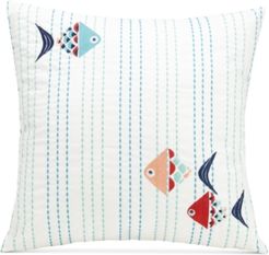 Go Fish 16" Square Decorative Pillow