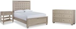 Kelly Ripa Kendall Bedroom Furniture, 3-Pc. Set (Full Bed, Dresser & Nightstand), Created for Macy's