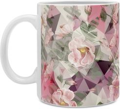 Marta Barragan Camarasa Geometric Shapes and Flowers Coffee Mug