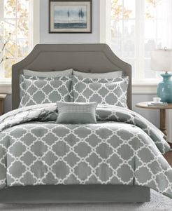 Essentials Merritt Reversible 9-Pc. Full Comforter Set Bedding