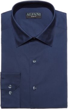 AlfaTech by Alfani Men's Slim-Fit Performance Stretch Easy-Care Solid Dress Shirt, Created for Macy's