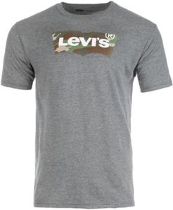 Camo Batwing Logo-Print T-Shirt