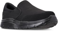 Work Relaxed Fit: Flex Advantage - McAllen Sr Slip Resistant Wide Width Casual Sneakers from Finish Line