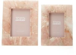 Pink Quartz Frames, Set of 2