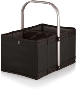 Oniva by Picnic Time Black Urban Basket Collapsible Tote
