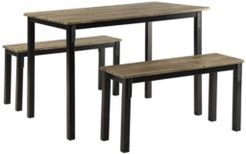 Boltzero Dining Table With Benches