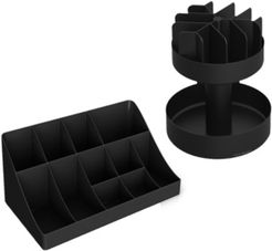 Coffee Condiment and Snack Organizer, Home, Office, Breakroom, Black