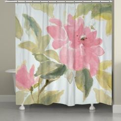 Pink Blossom Shower Curtain Bedding