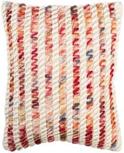 Candy Cane Looped 20" x 20" Pillow