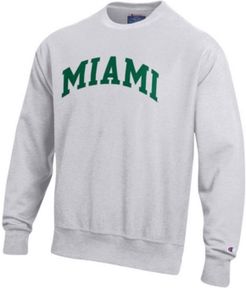 Miami Hurricanes Reverse Weave Crew Sweatshirt