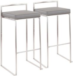 Fuji Stackable Barstool Set of 2