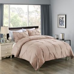 Pintuck Comforter Mini Set With Water and Stain Resistance Bedding