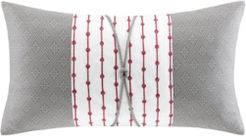 N Natori Cherry Blossom 12"x 22" Oblong Pillow Bedding