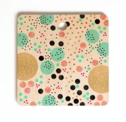 Colorful Champagne Square Cutting Board