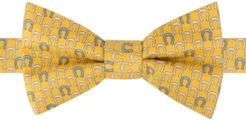 Derby Horseshoe Pre-Tied Silk Bow Tie