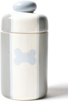 by Laura Johnson Stone Color Block Dog Bone Canister