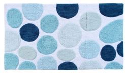 Pebble Stone 34" x 21" Non-Skid Cotton Bath Rug Bedding