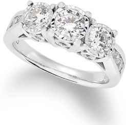 Diamond Trinity Ring (1-1/2 ct. t.w.) in 14k White Gold