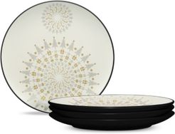 Colorwave Graphite Holiday Plates - Set of 4