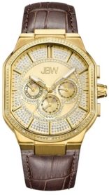 Orion Diamond (1/8 ct.t.w.) 18k Gold Plated Stainless Steel Watch
