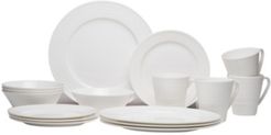 Vanilla Swirl Bone China 16-piece Set