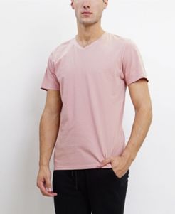 1804 TMV002CJ Mens Cotton Jersey Short-Sleeve V-Neck T-Shirt