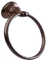 Arista Highlander Towel Ring Oil-Rubbed Bronze Finish Bedding