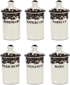 Delamere Spice Jars, Set of 6