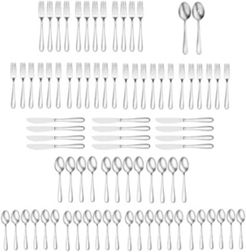 Alberry 86-pc Flatware Set, Service For 12