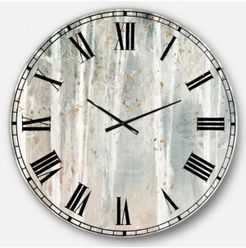 Modern Farmhouse Oversized Metal Wall Clock