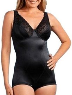 Soft Cup Lace and Satin Body Briefer