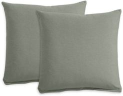 Feather & Down 21" Fabric Pillows (Set of 2), Created for Macy's