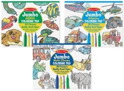 Coloring Pad Bundle - Animals, Vehicles and Multi-Theme