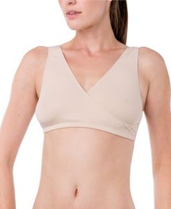 Essentials Cotton Stretch Crossover Bra