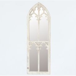 Wood Cathedral Framed Wall Mirror