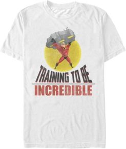 Disney Pixar Men's Incredibles Training To Be Incredible Short Sleeve T-Shirt