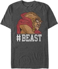 Disney Men's Beauty The Beast Beast Game Face Short Sleeve T-Shirt