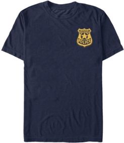 Fifth Sun Pixar - Zootopia Men's Zootropolis Police Badge Short Sleeve T-Shirt