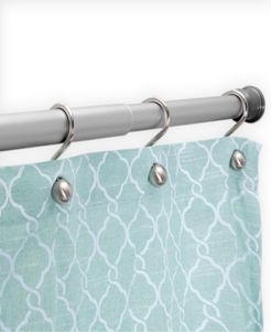 Twist Fit No Tools Rust-Proof Aluminum Shower Curtain Rod, 42-72" Bedding