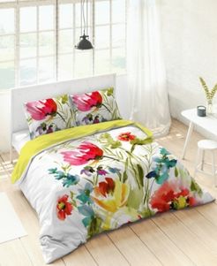 Kaliedo Tulips Duvet Set, Full/Queen Bedding