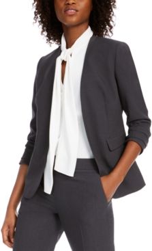 Collarless Open-Front Blazer, Created for Macy's