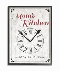 Mom's Kitchen Open 24 Hours Framed Giclee Art, 11" x 14"