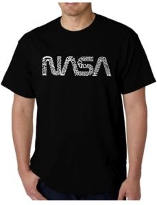 Word Art T-Shirt - Worm Nasa