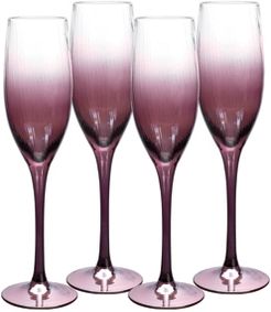 Kingsley Champagne Flute, Set of 4