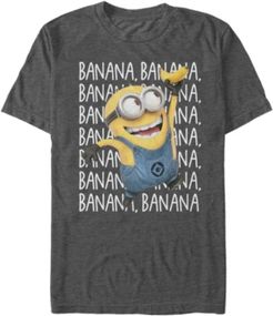 Illumination Men's Despicable Me Bananas Short Sleeve T-Shirt