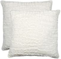 2-pack Belton Faux Far Fur Pillow 18" X 18"